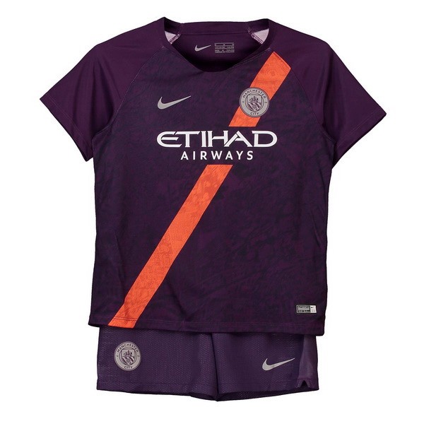 Maillot Football Manchester City Third Enfant 2018-19 Purpura